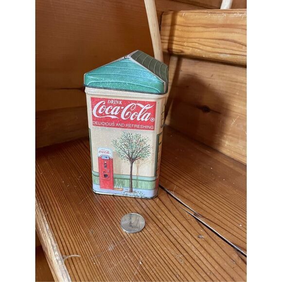 Vintage Coca Cola 1994 Charlie’s Grocery Store Collectible Tin Box Container - Picture 3 of 5